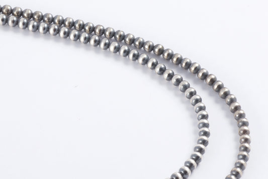 Silver Pearl Ranch - Navajo Pearls Necklace - 3mm pearls