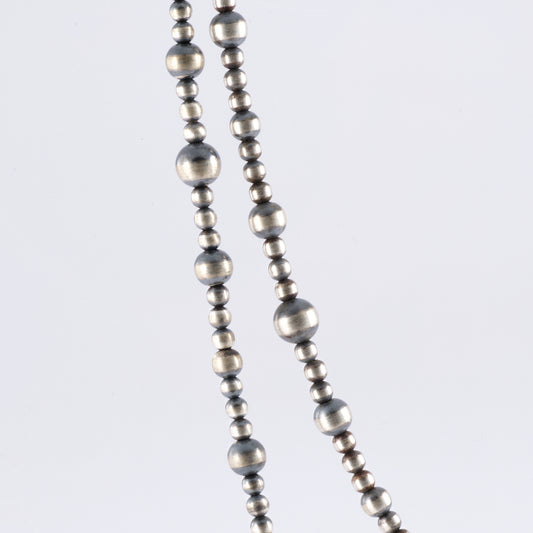 Silver Pearl Ranch - Navajo Pearls Necklace - Mixed Beads