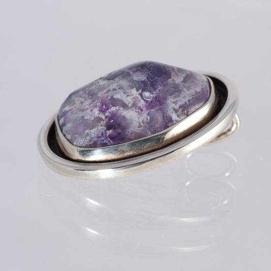 Pendant Sterling Silver and Amethyst