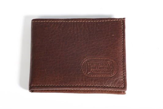 Buffalo Billfold Company - Two Fold Bison Leather Wallet / Billfold