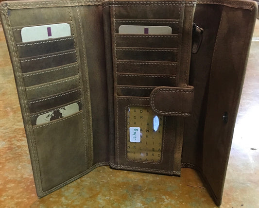 #205 Klis ladies tri fold wallet