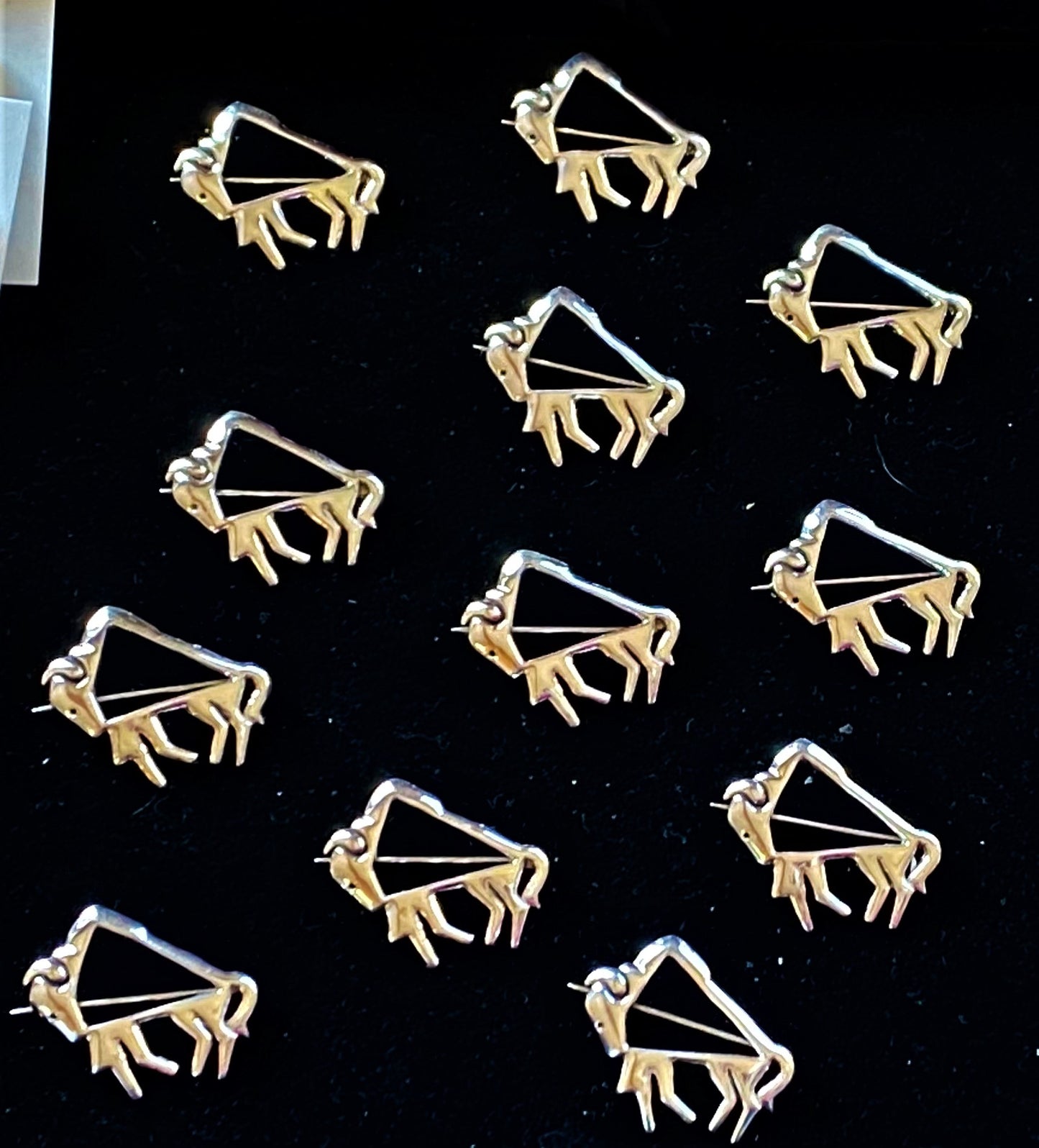 Silver Bison Pin from Silver Pearl Ranch