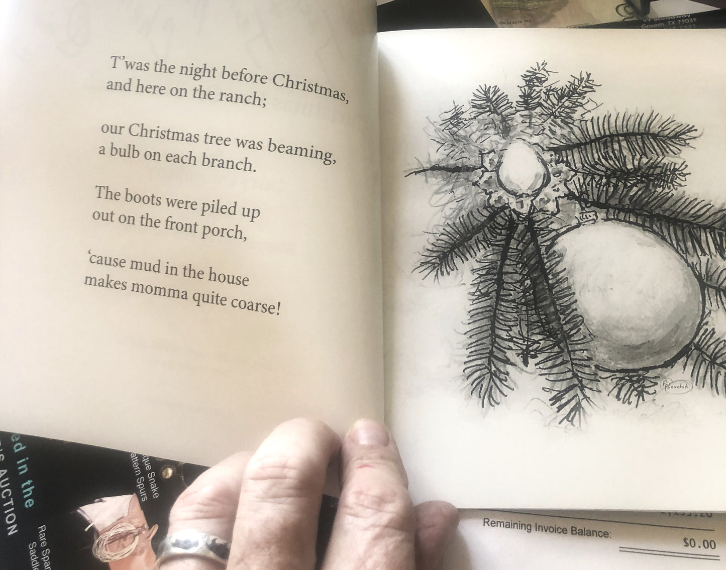 BOOKS - "Christmas Eve on the Ranch" by Larry Quisenberry