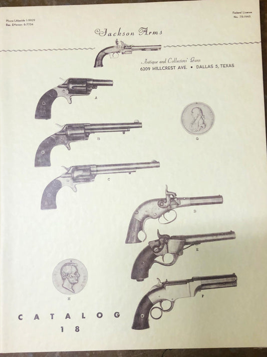 BOOKS - Jackson Arms - 6 Catalogs from 19?? to 1973