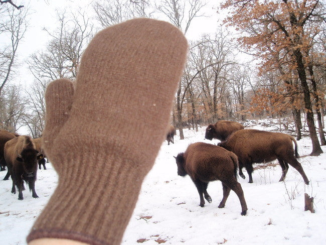 SALE SALE - Herd Wear Bison Down Knit Mitt