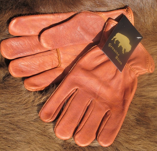 North American Trading  - Bison Leather Work Gloves