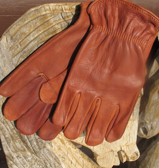 North American Trading - Bison Leather Work Gloves