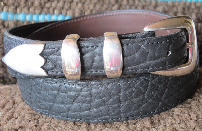 Chacon Bison Leather Belt