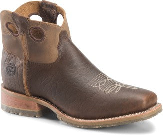 Double H Boot - Steel Toe "Simon" bison leather shorty boot