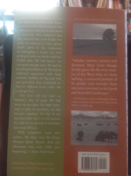 BOOKS - Hard Grass: Life on the Crazy Woman Bison Ranch