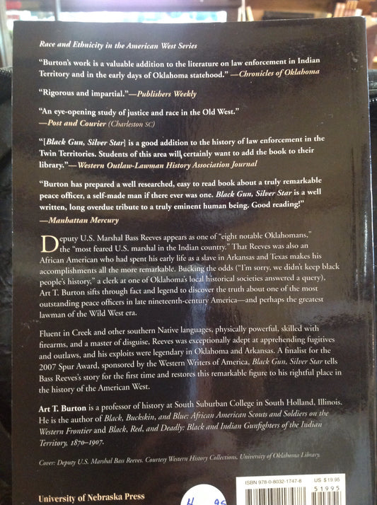 BOOKS - Black Gun, Silver Star: The Life and Legend of Frontier Marshal Bass Reeves