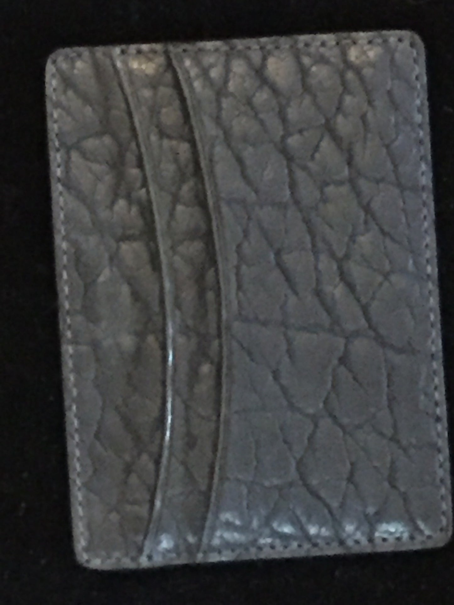 Chacon Bison Leather Card Case/Holder