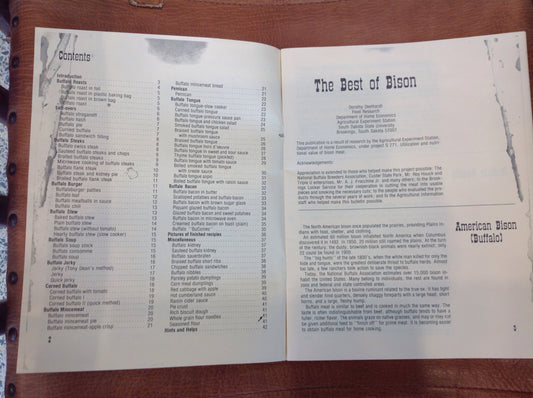 BOOKS - The Best of Bison cookbook