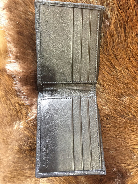 Chacon Bi-fold Bison Leather Wallet / Billfold