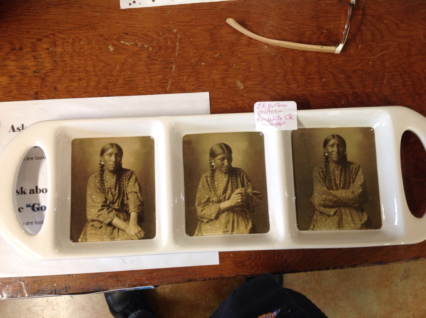 L. A. Huffman relish Tray