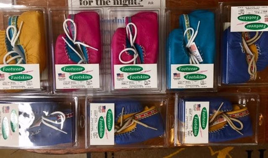 Footskins - Infant and Toddler Bison leather Booties - $35 -$55