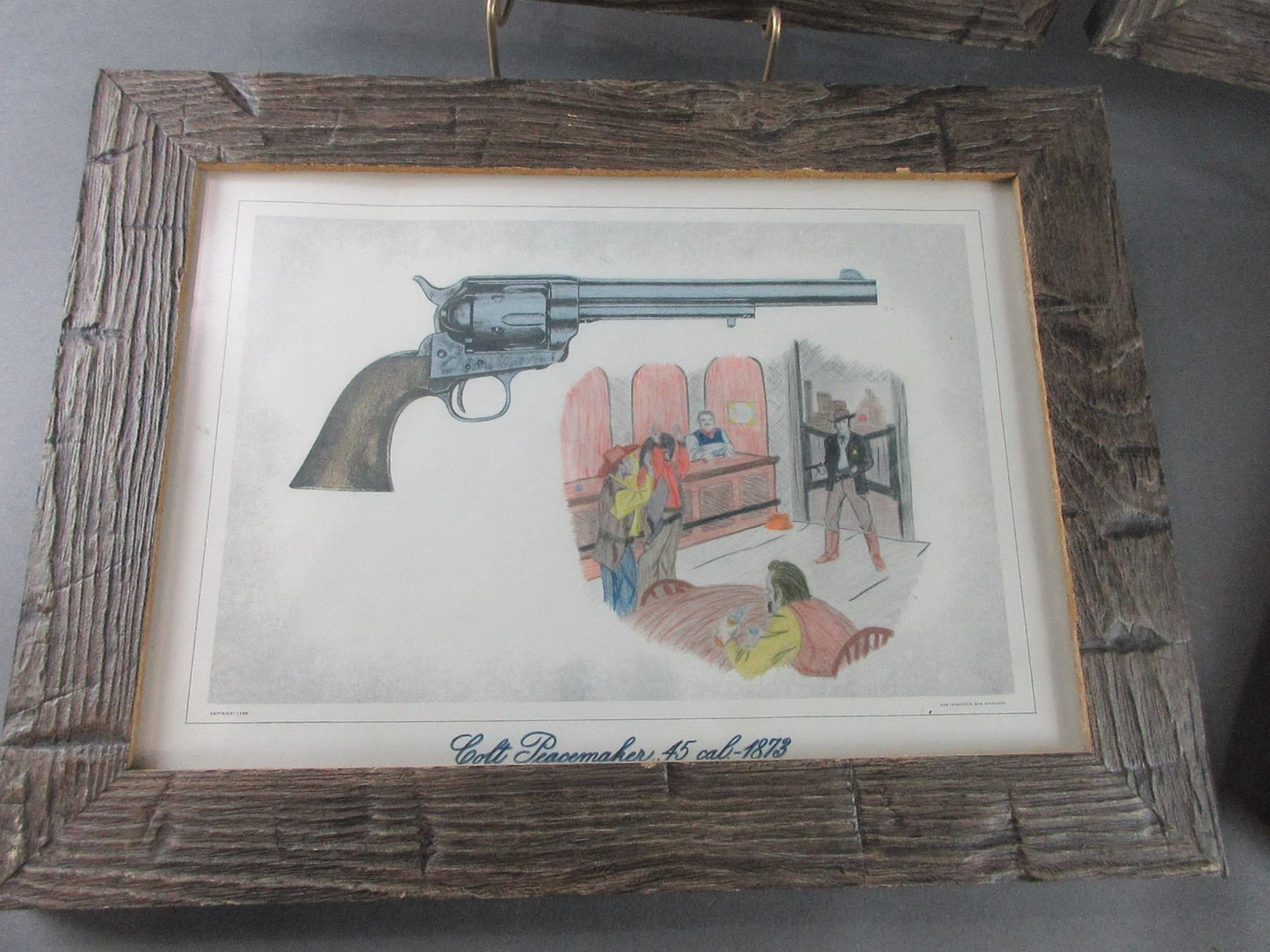 Set of 6 Antique Colt paintings and vignettes - Classic Colt!