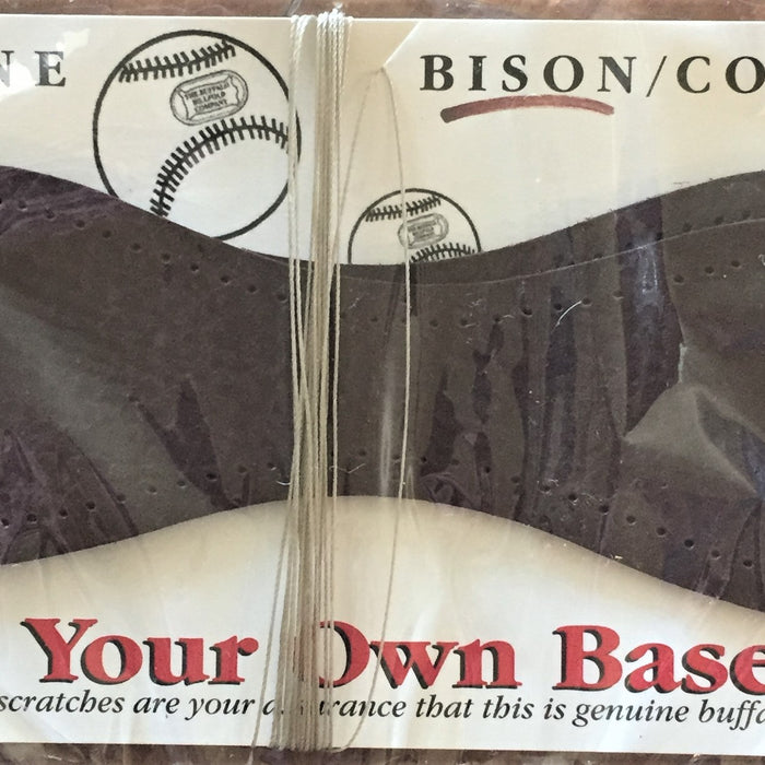 A possible pastime - build your own bison leather baseball