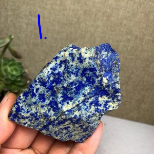 Unpolished/Raw Lapis Lazuli specimens -106 g. - 164 g.