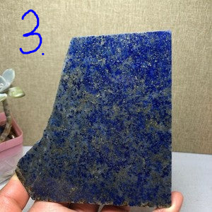 Unpolished/Raw Lapis Lazuli specimens -106 g. - 164 g.