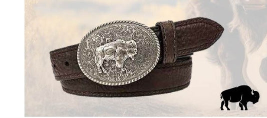 Vintage Bison - MR. BISON belt and buckle set