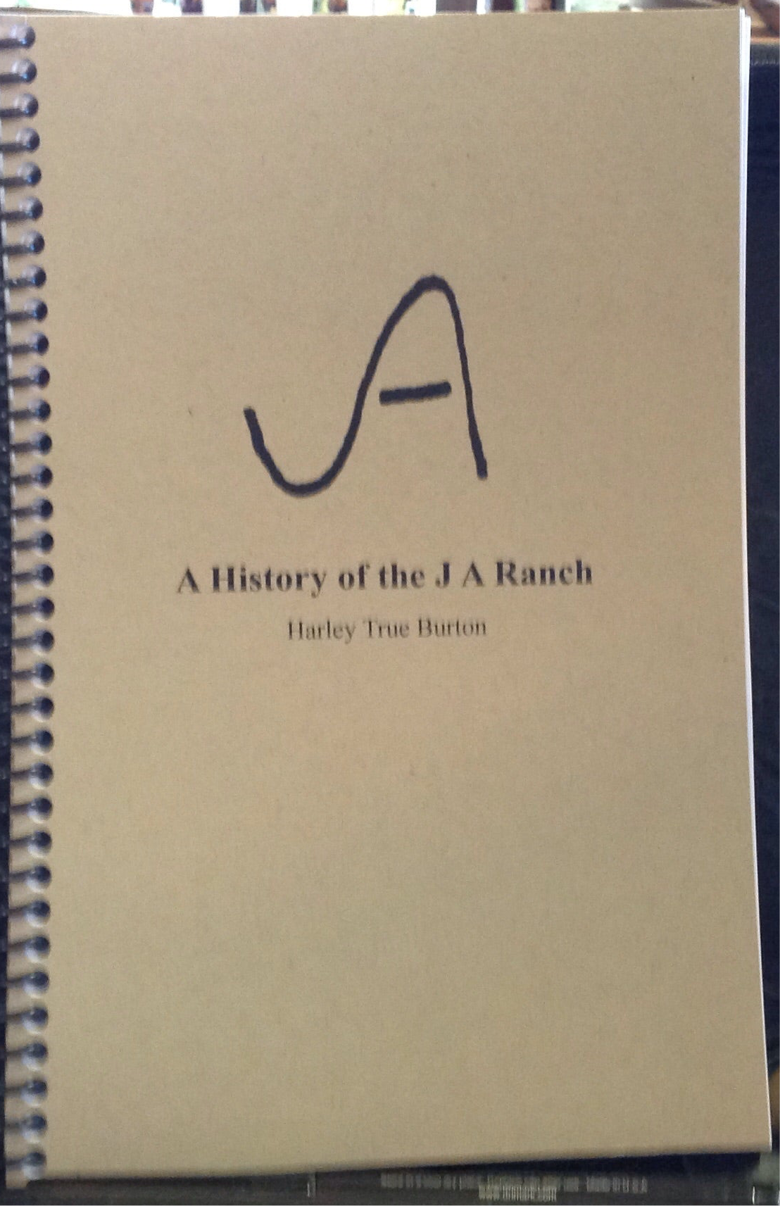 BOOKS - A History of the JA Ranch (Reprint)