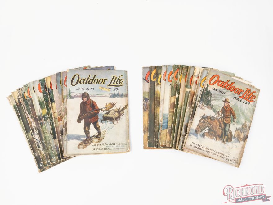 Old "Outdoor Life" magazines