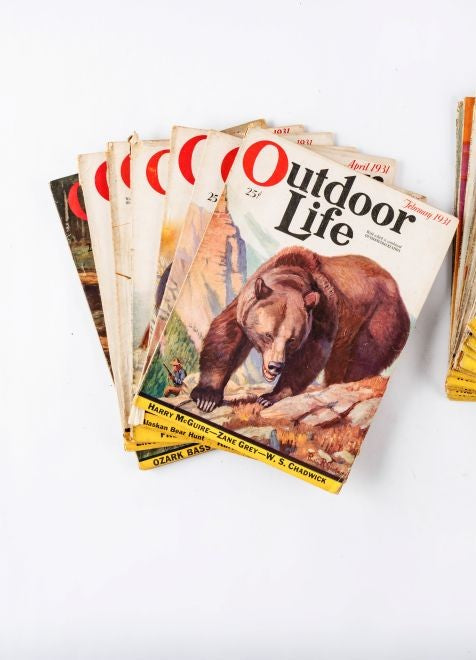 Old "Outdoor Life" magazines