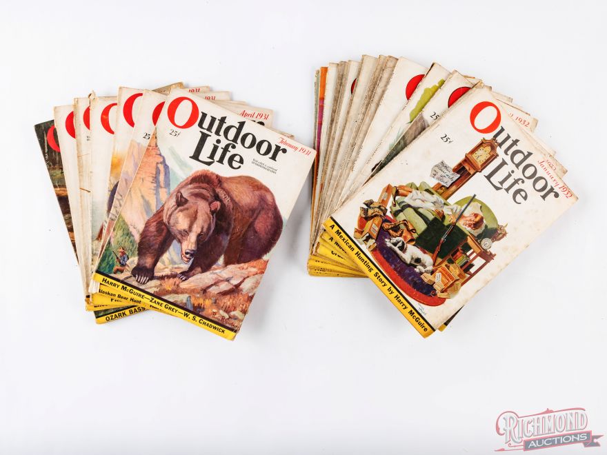 Old "Outdoor Life" magazines