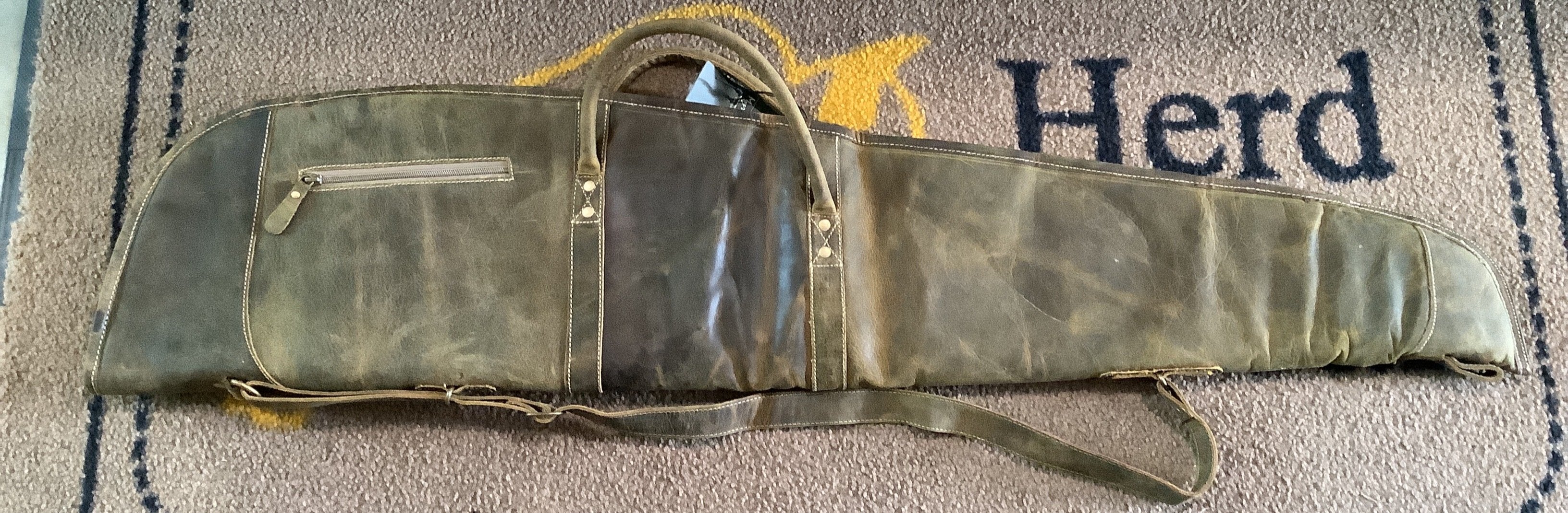 "Hunter" Distressed Leather Rifle Case