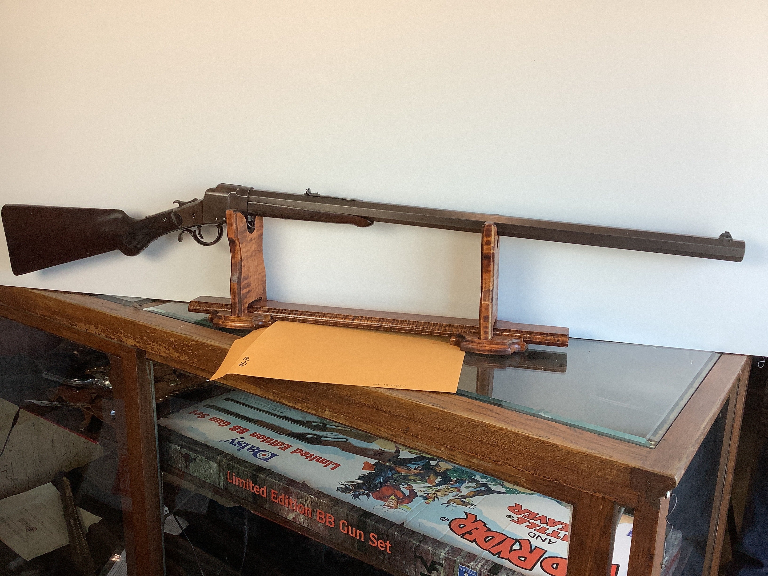 1900s HOPKINS & ALLEN Lookalike 45-70 GOVT FALLING BLOCK One Shot Rifle