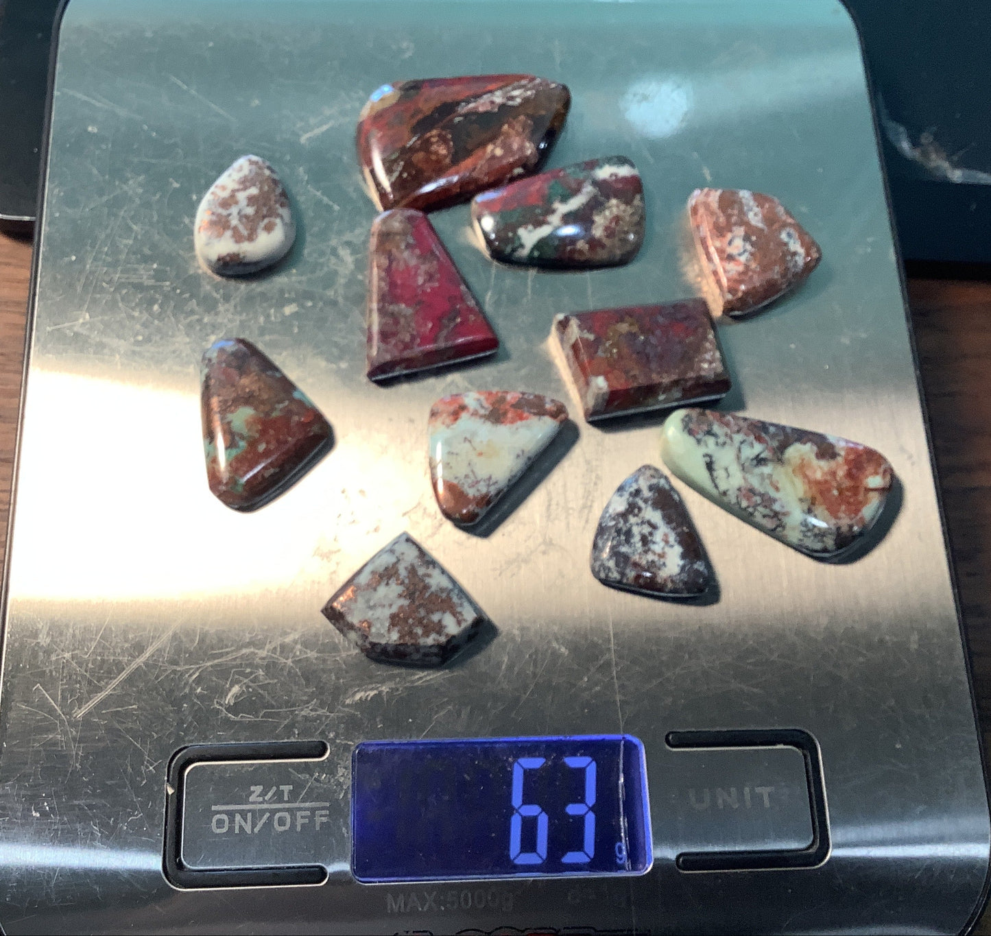 Campbellite Cabochons ....Rare Gemstones