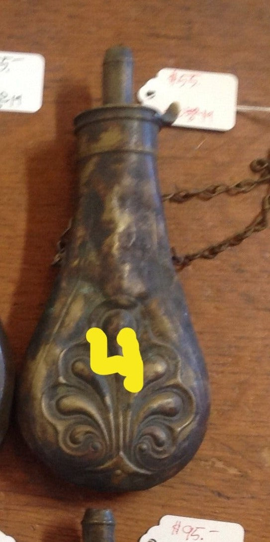 Antique powder flasks