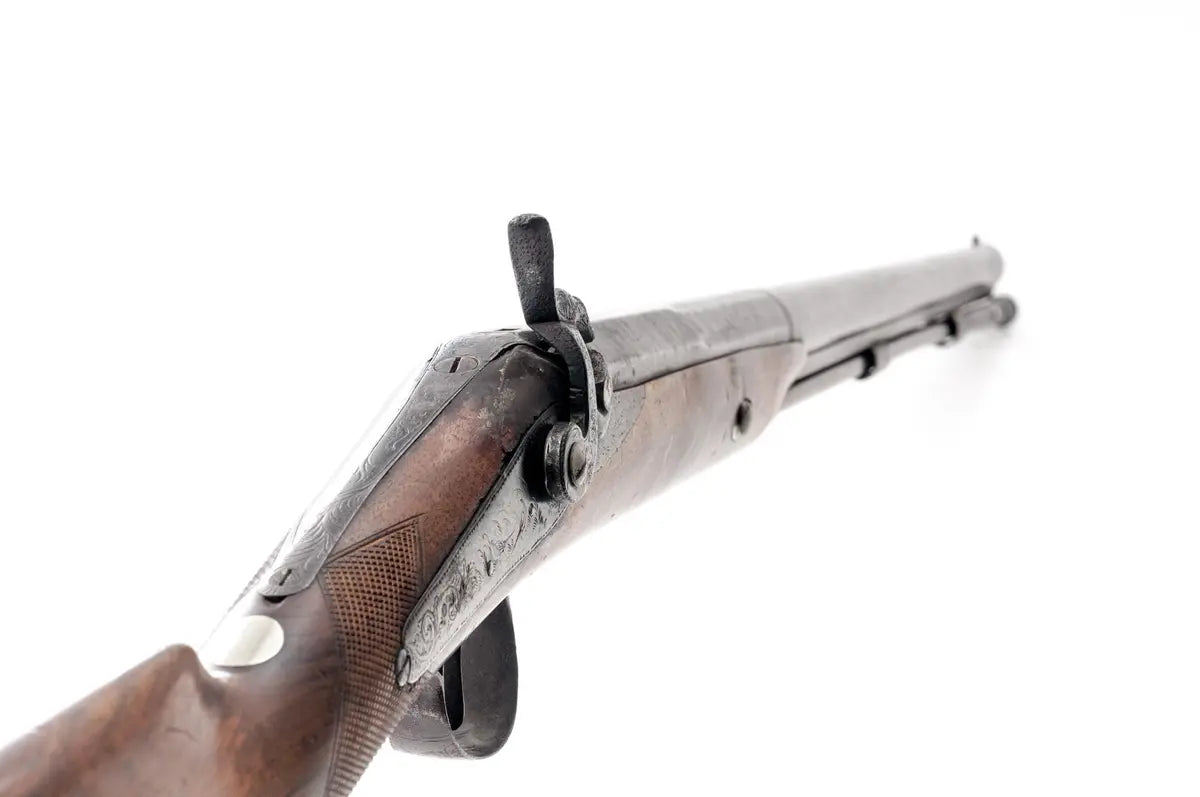 Antique  Percussion Halfstock Sporting 12 gauge "Fowler"