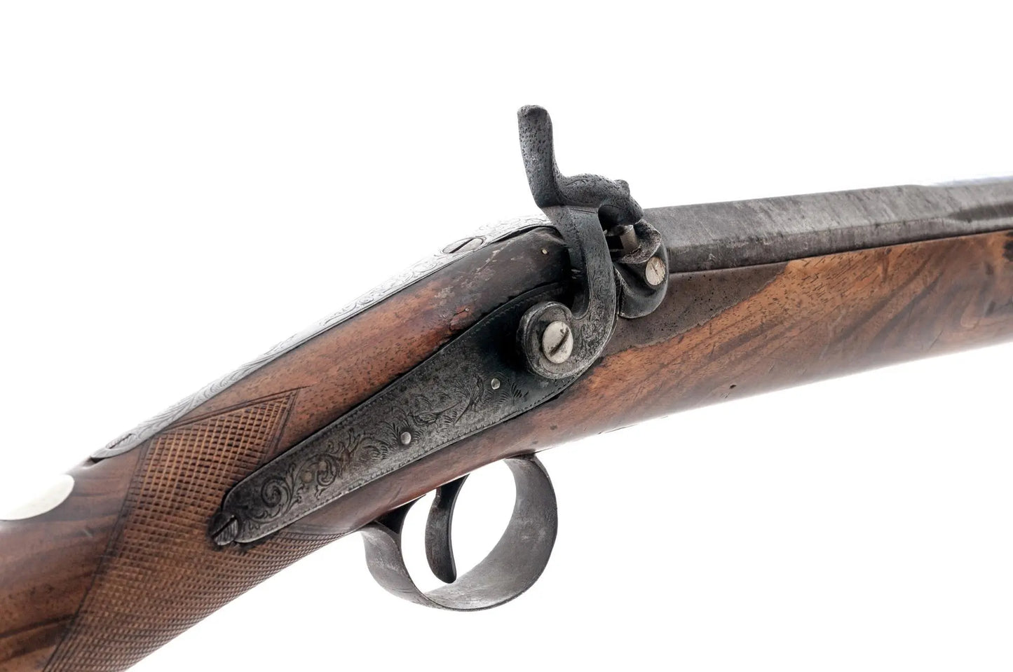 Antique  Percussion Halfstock Sporting 12 gauge "Fowler"