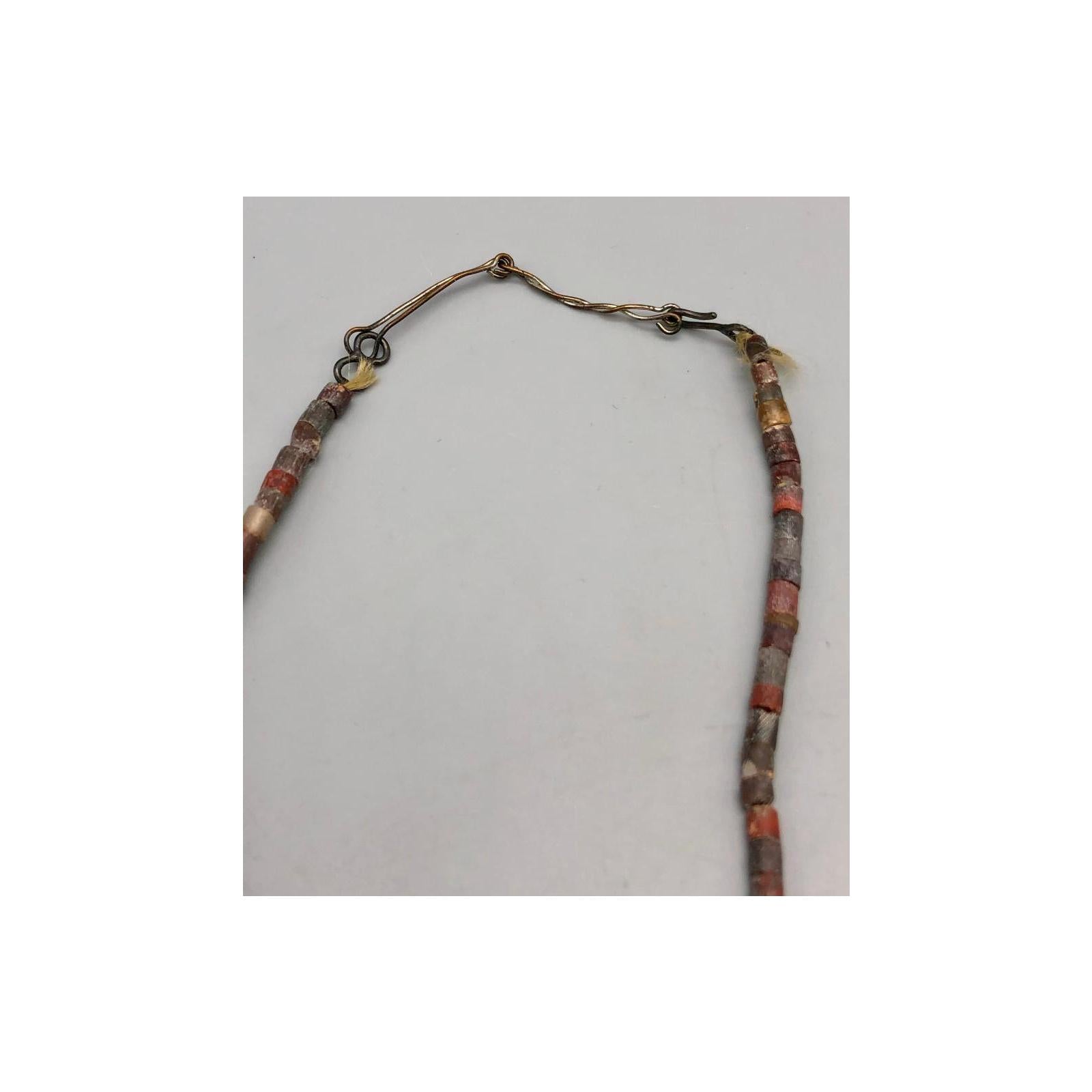 Hard-to-find Shell Pueblo necklace and matching wire hook earrings