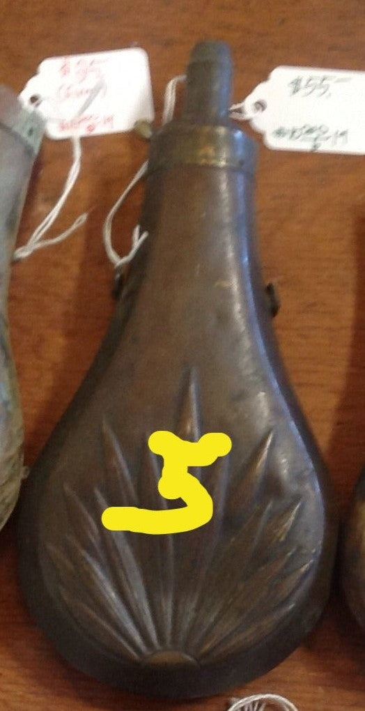 Antique powder flasks