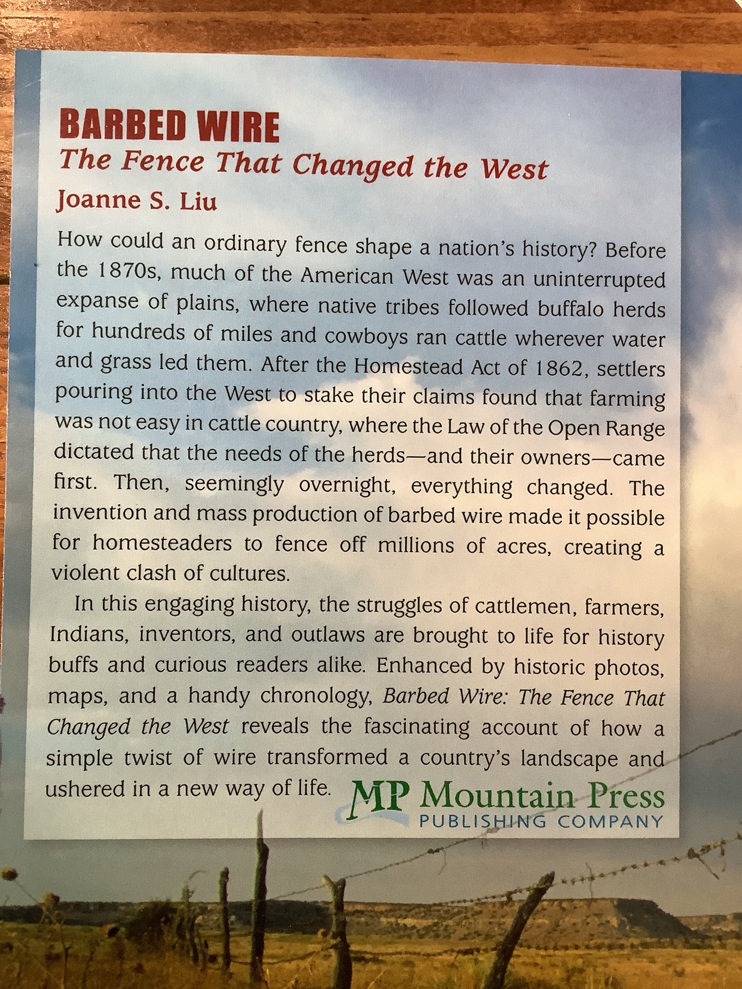 Books - Barbed Wire / The Fence That Changed the West