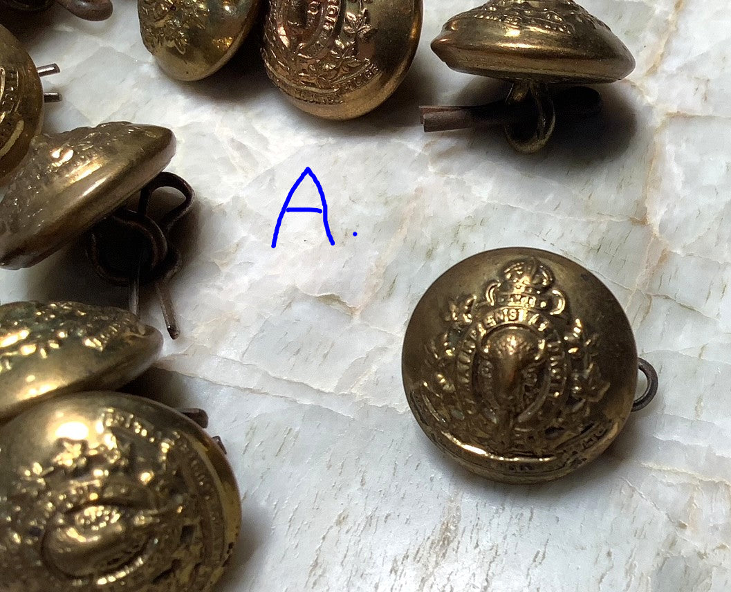 R.C.M.P uniform buttons