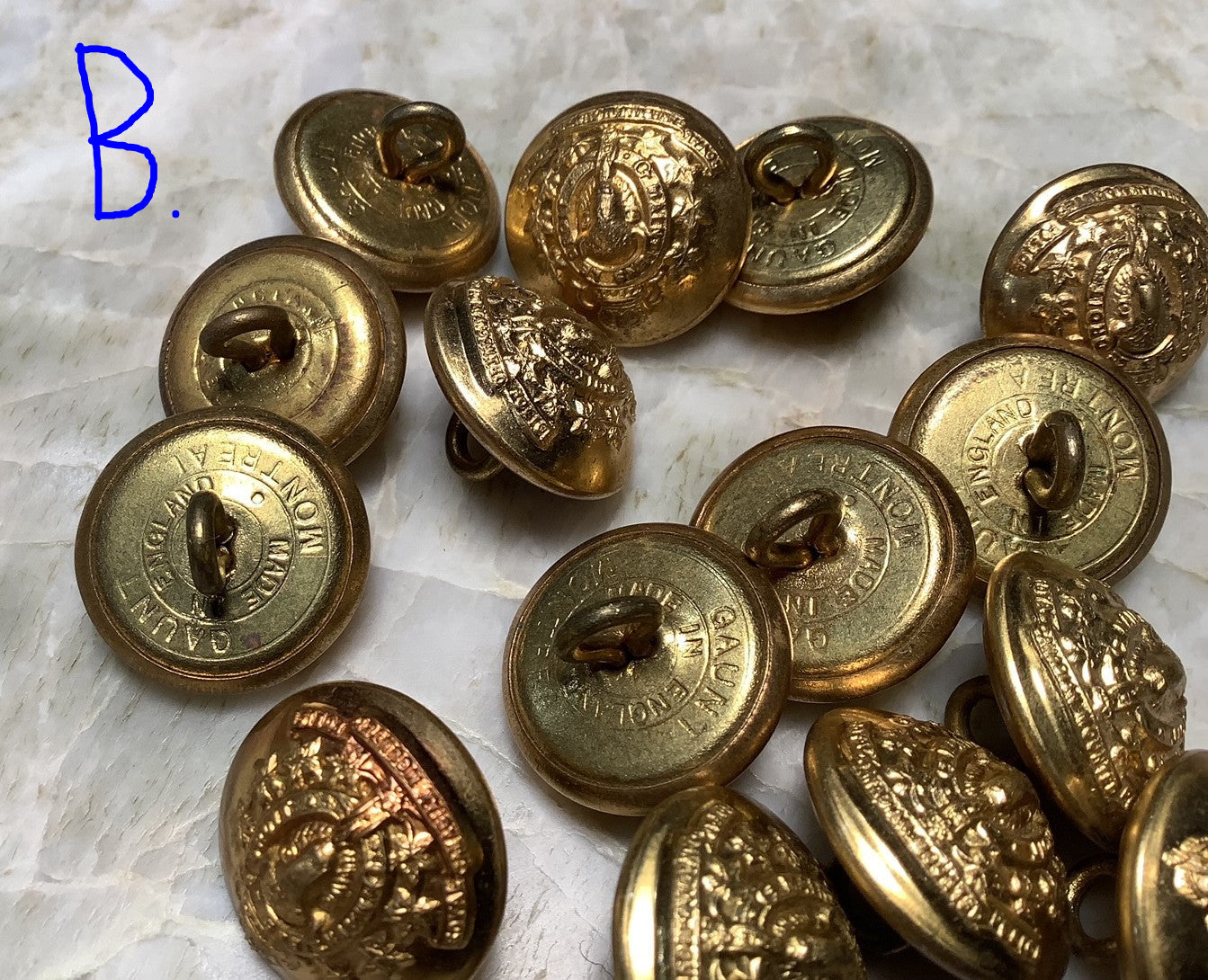 R.C.M.P uniform buttons