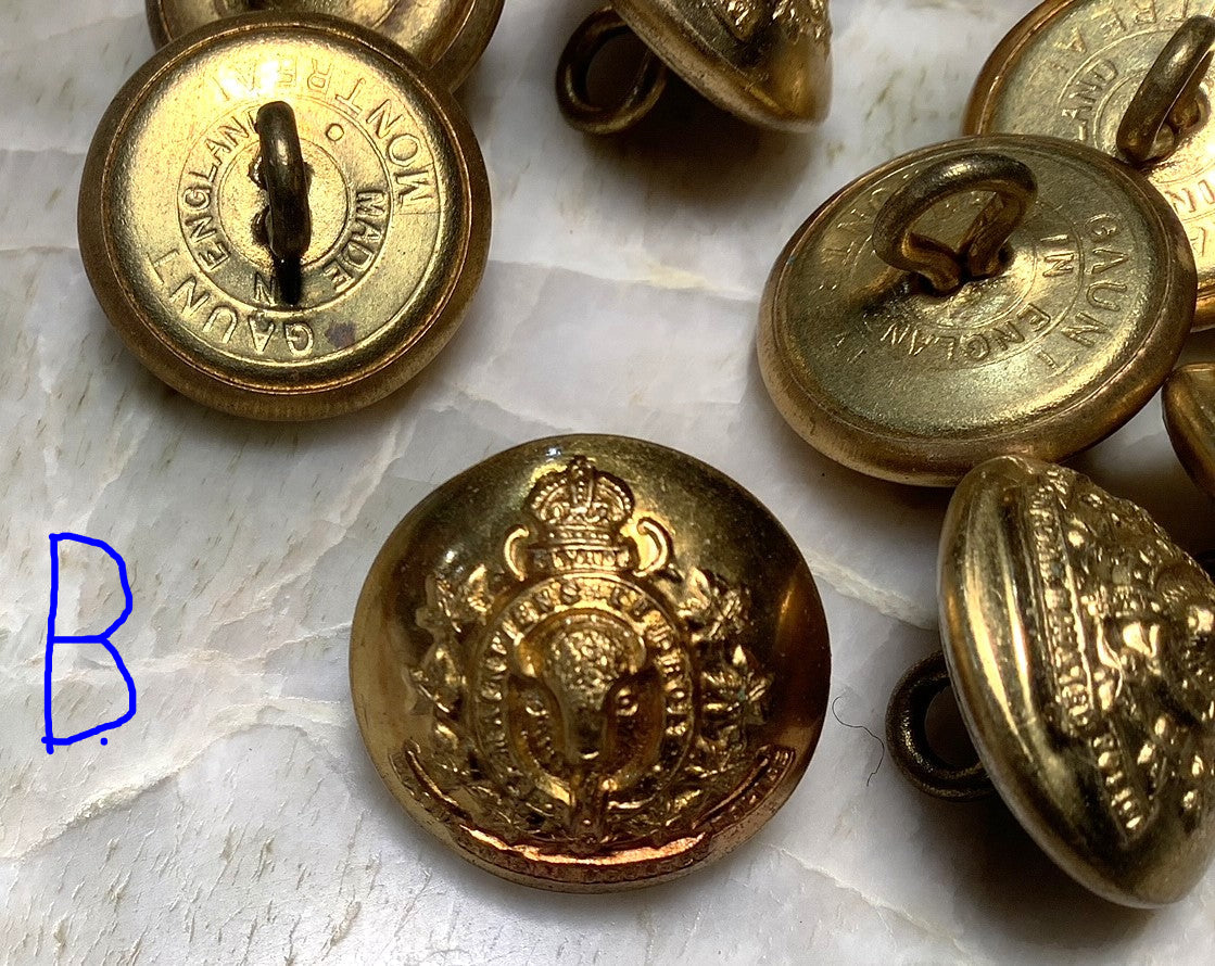 R.C.M.P uniform buttons