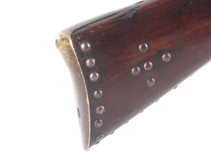 Boston marked half stock percussion with brass tacking   👌