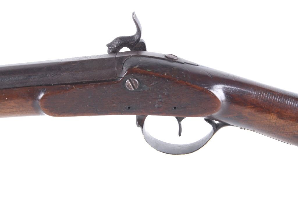 Boston marked half stock percussion with brass tacking   👌