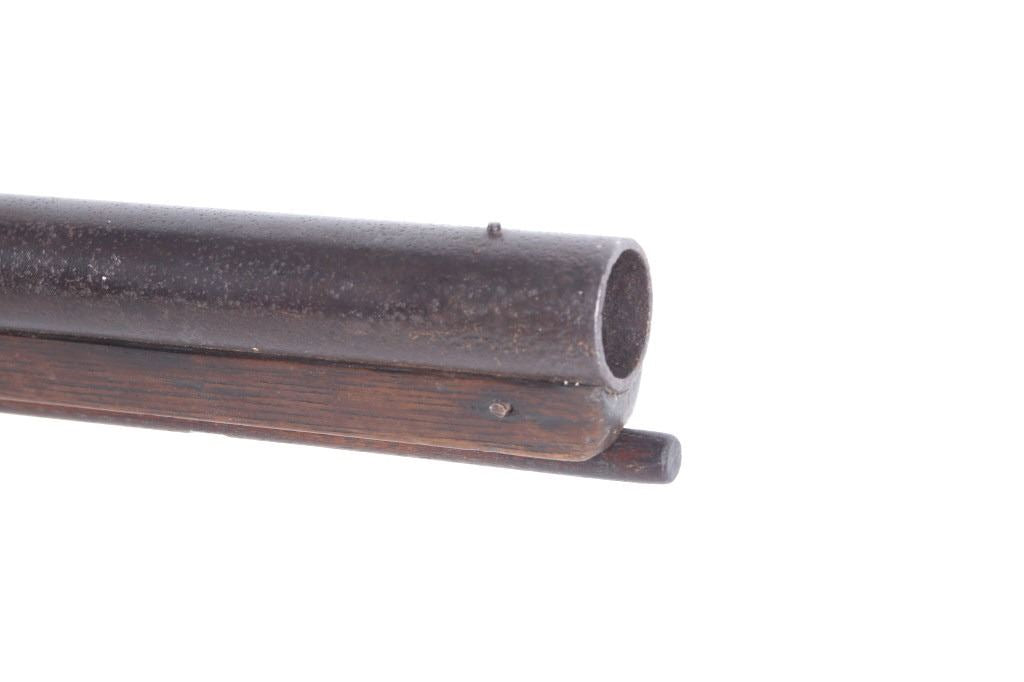 Boston marked half stock percussion with brass tacking   👌