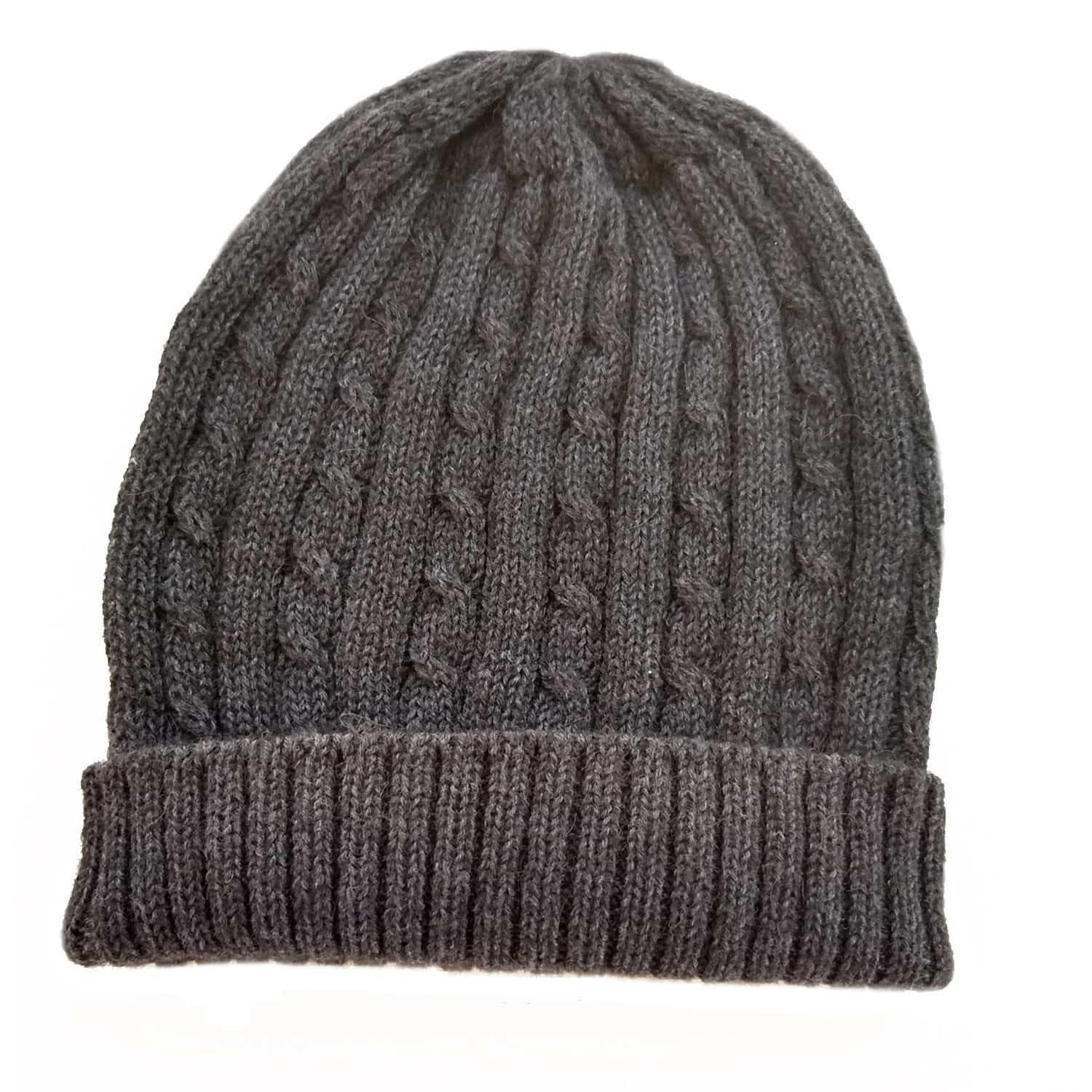 Cabled Bison Beanie