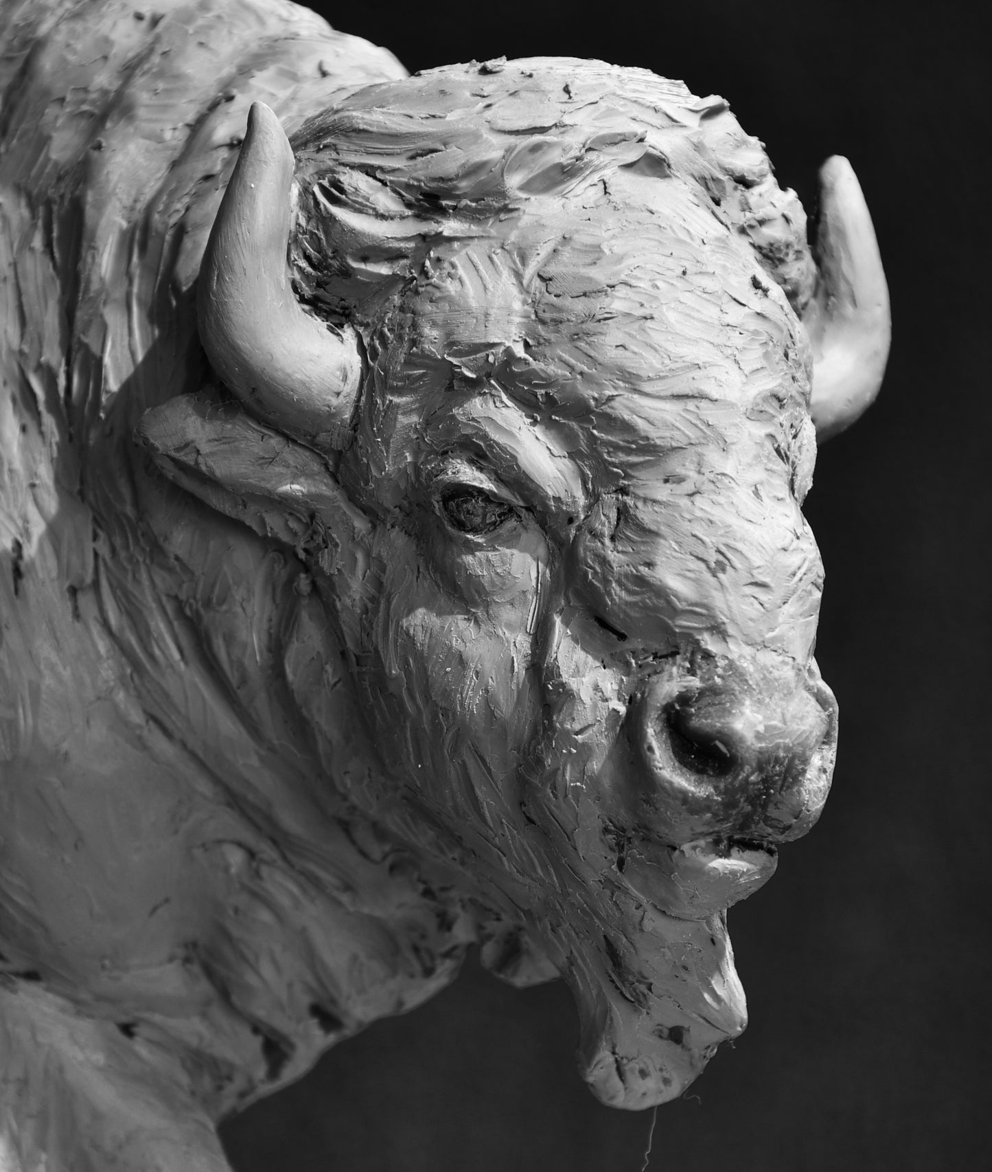 "Old Sykes" - bronze in three sizes by Veryl Goodnight