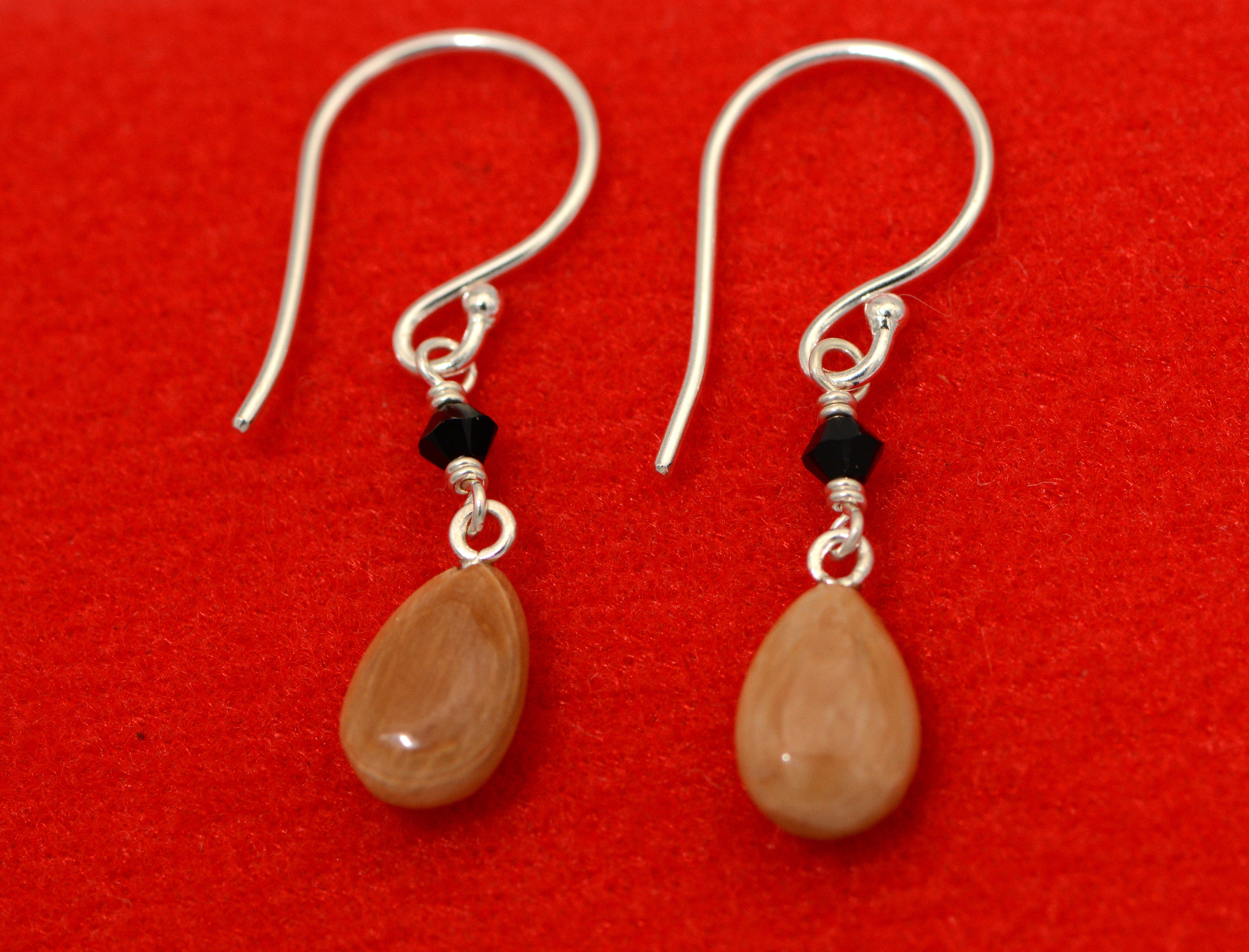 Ivory Jacks - Mammoth Ivory Tiny Due Drop Earrings