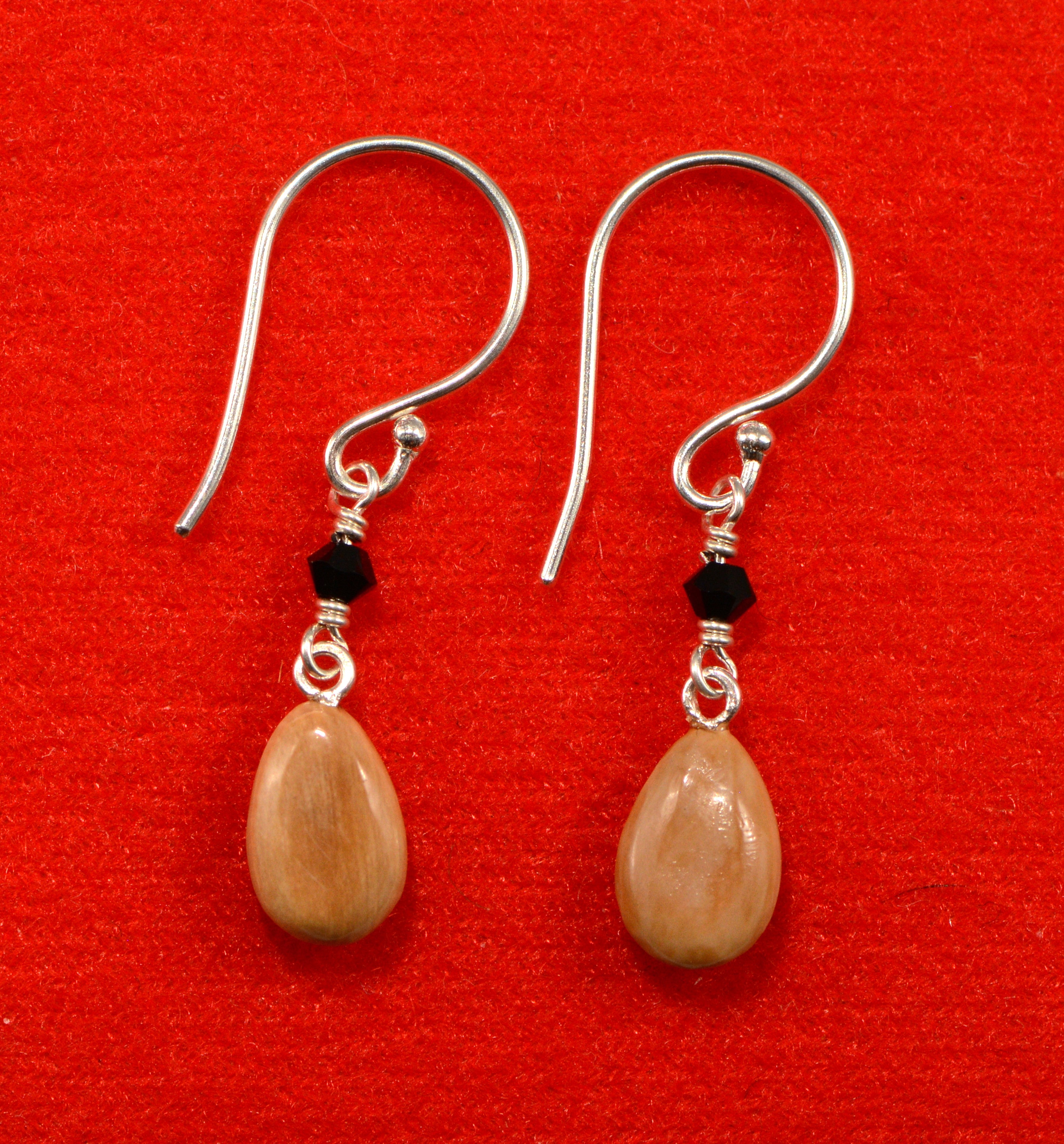 Ivory Jacks - Mammoth Ivory Tiny Due Drop Earrings