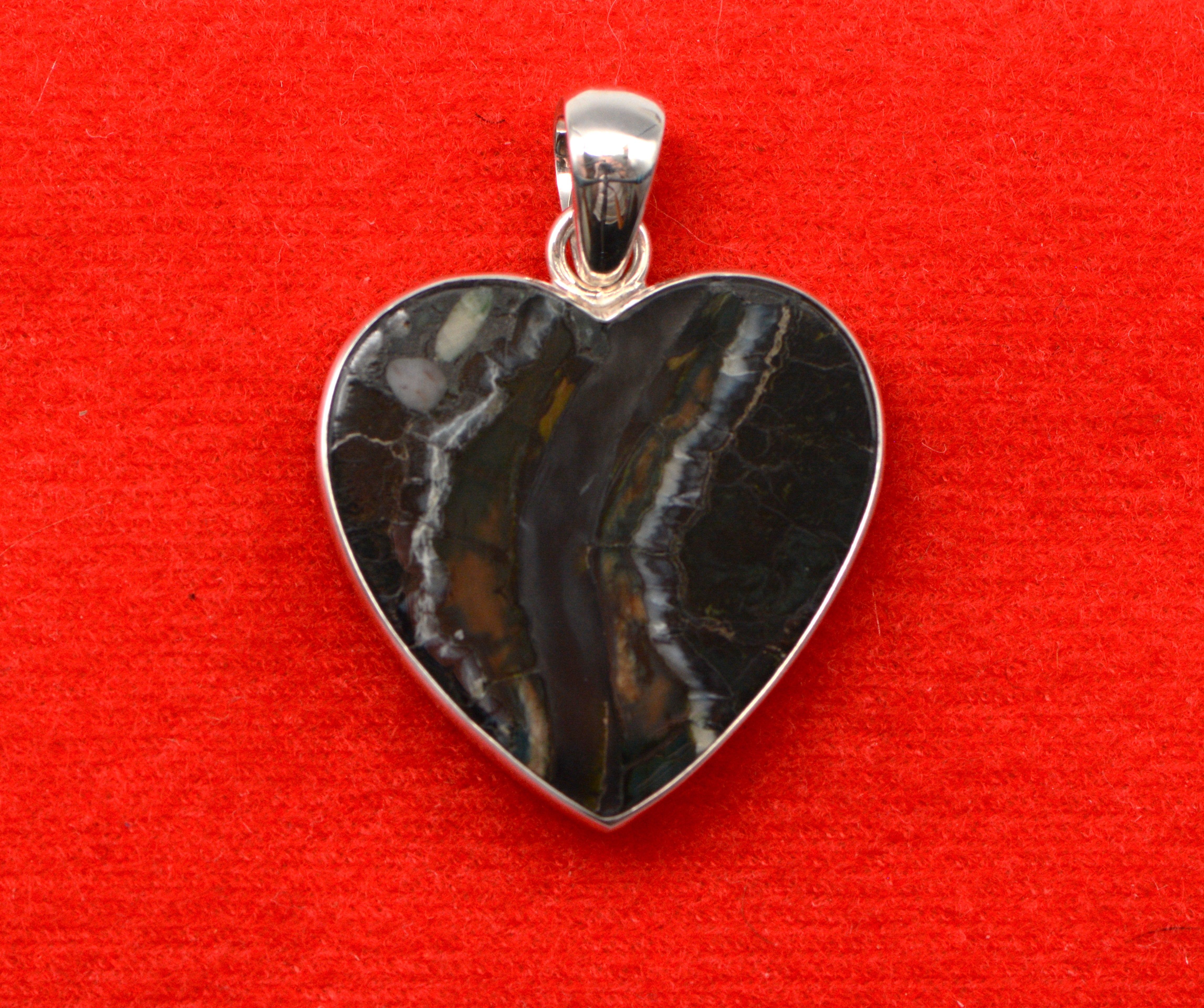 Ivory Jacks - Mammoth Tooth Heart Pendant