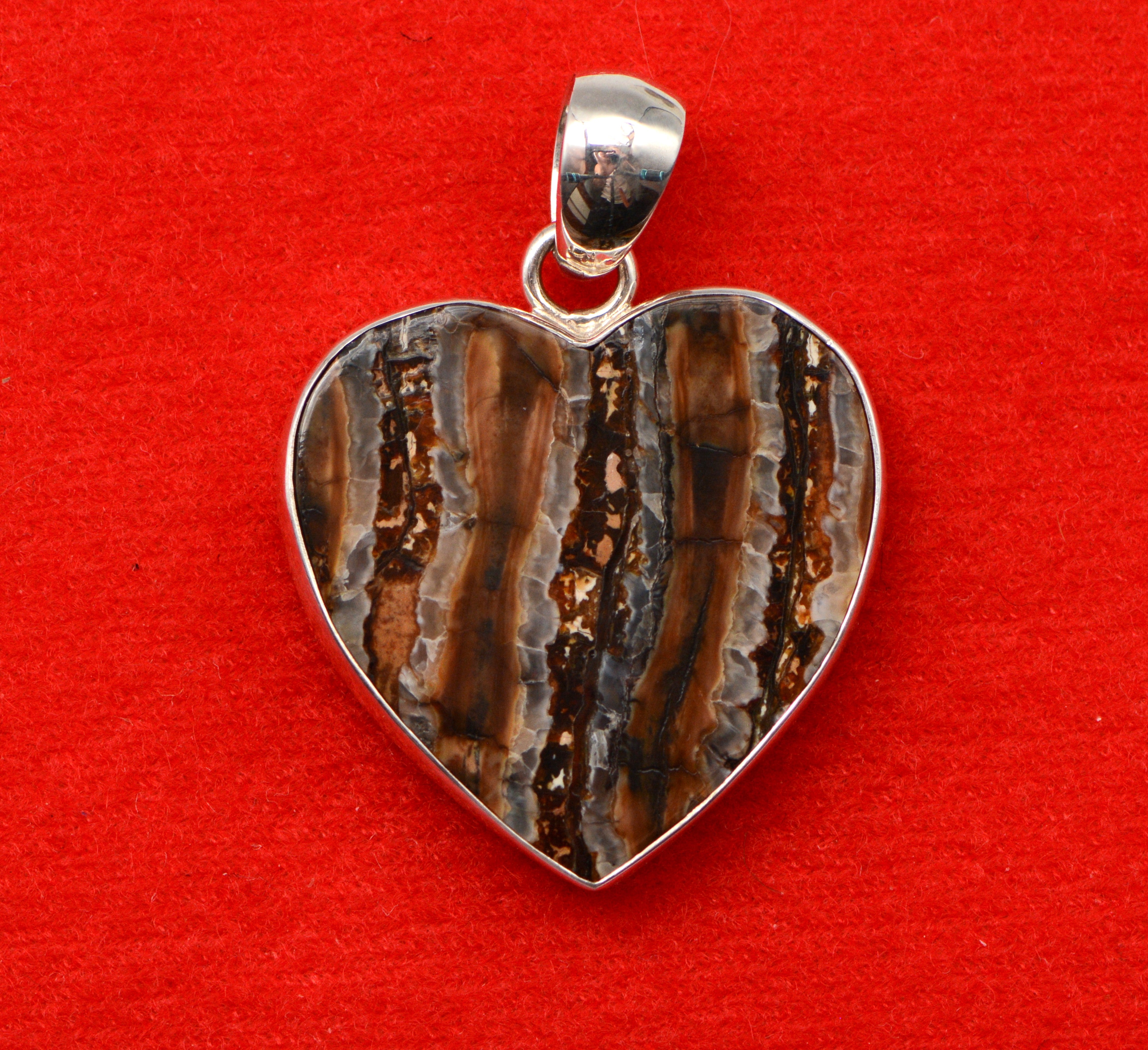 Ivory Jacks - Mammoth Tooth Heart Pendant